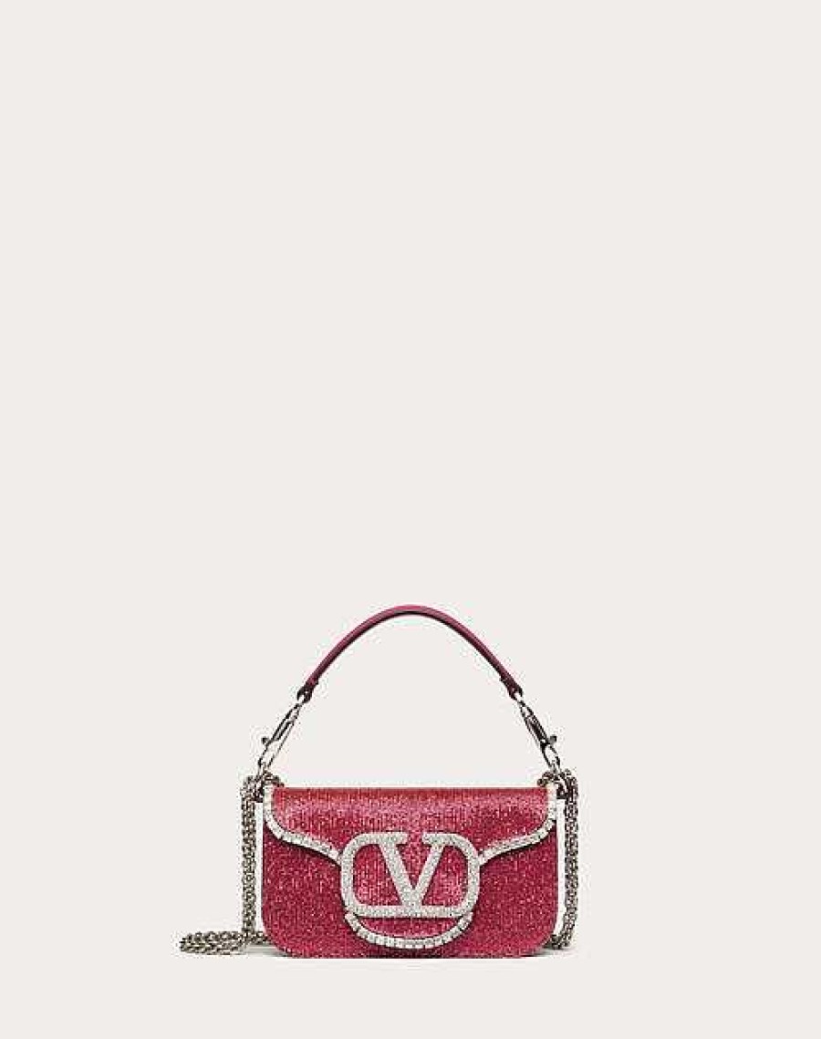 Valentino Valentino Garavani Loco Embroidered Small Shoulder Bag | Shoulder Bags