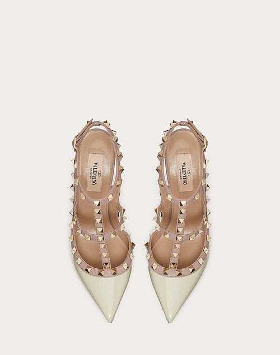 Valentino Patent Rockstud Caged Pump 100Mm | Pumps