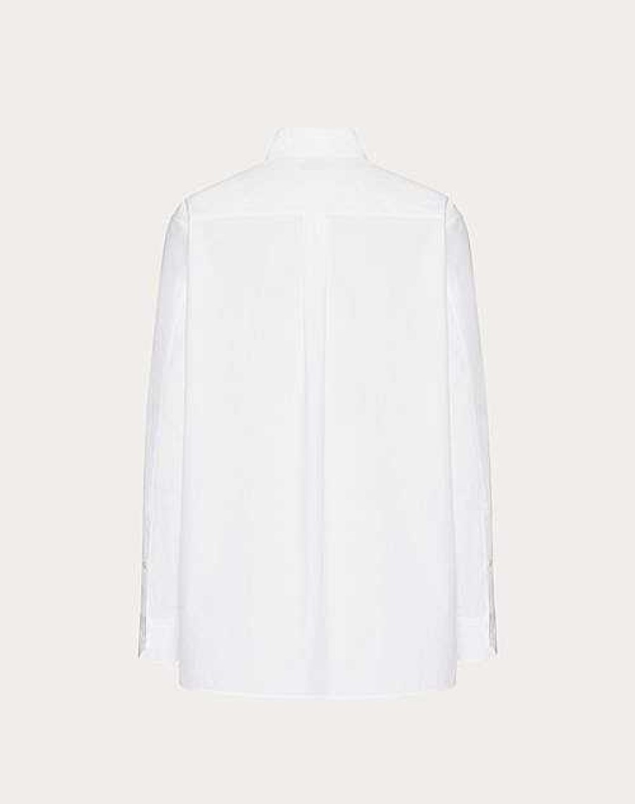 Valentino Long Sleeve Cotton Shirt With Maison Valentino Tailoring Label | Shirts