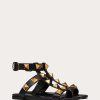 Valentino Roman Stud Flat Calfskin Sandal | Sandals