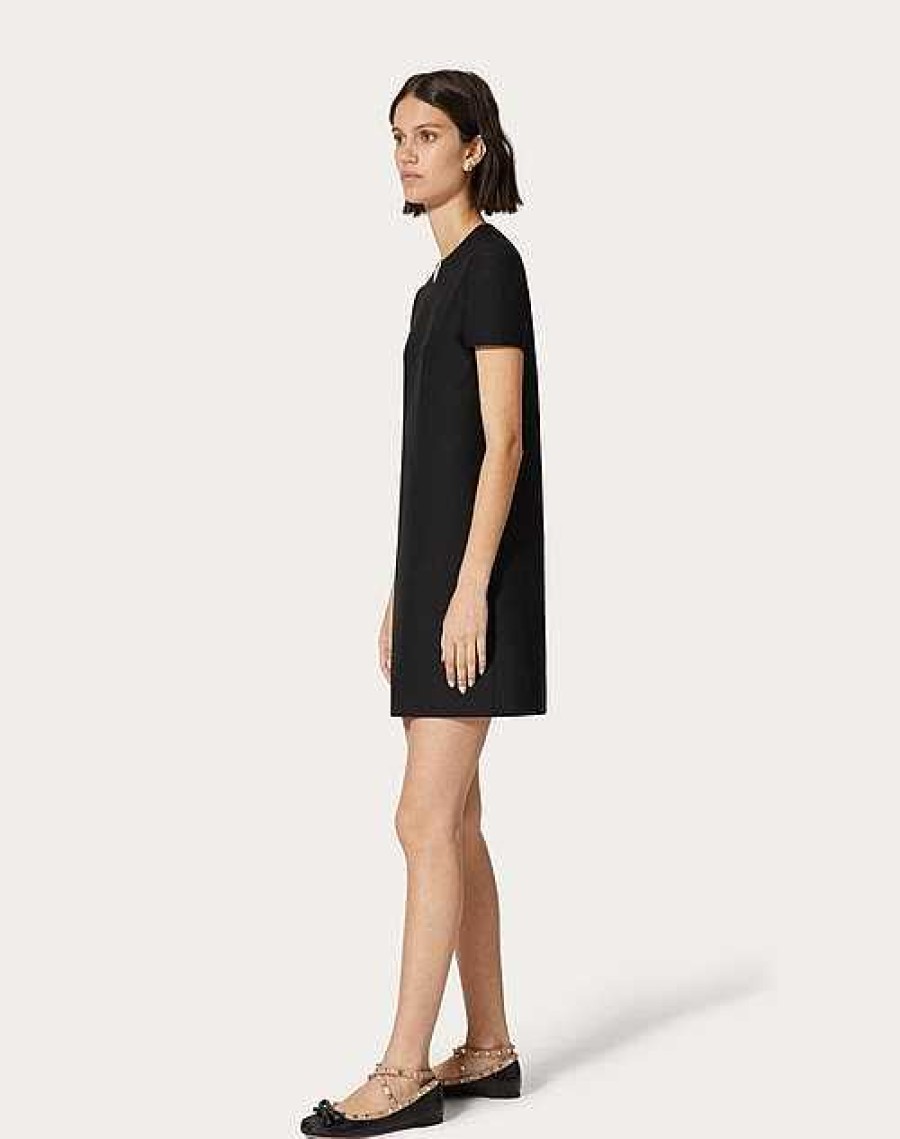 Valentino Crepe Couture Short Dress | Dresses