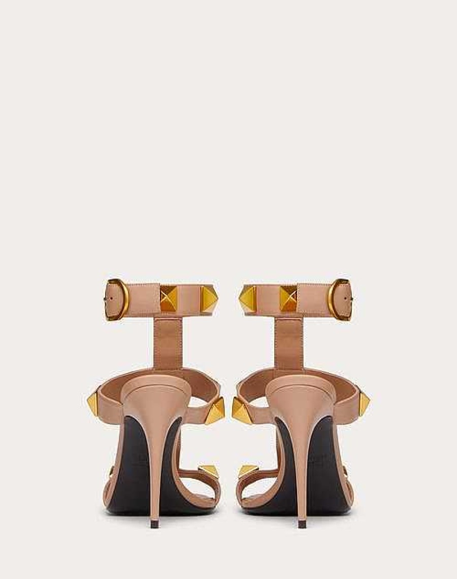 Valentino Roman Stud Calfskin Sandal 100 Mm | Sandals