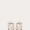 Valentino Rockstud Calfskin Sandal With Straps 60Mm | Sandals