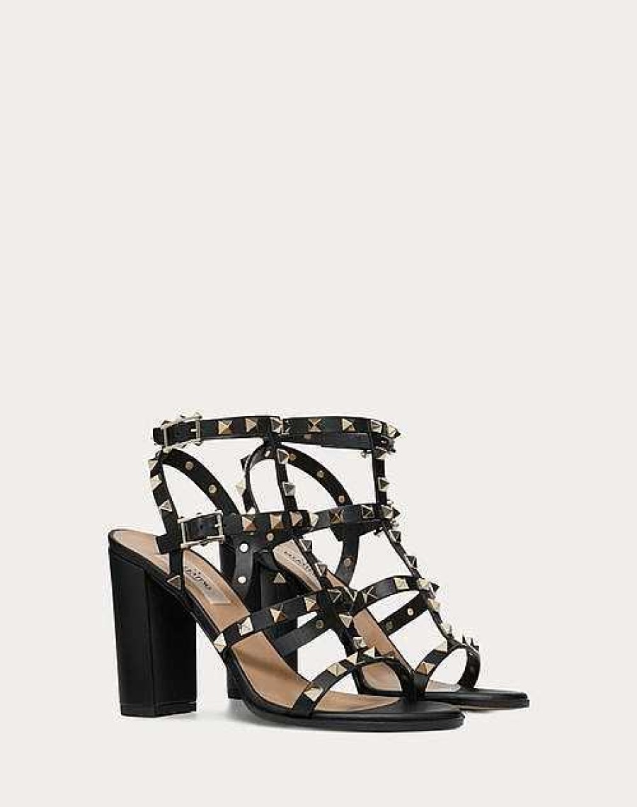 Valentino Rockstud Ankle Strap Sandal 90 Mm | Sandals