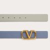 Valentino Reversible Vlogo Signature Belt In Glossy Calfskin 30 Mm | Belts