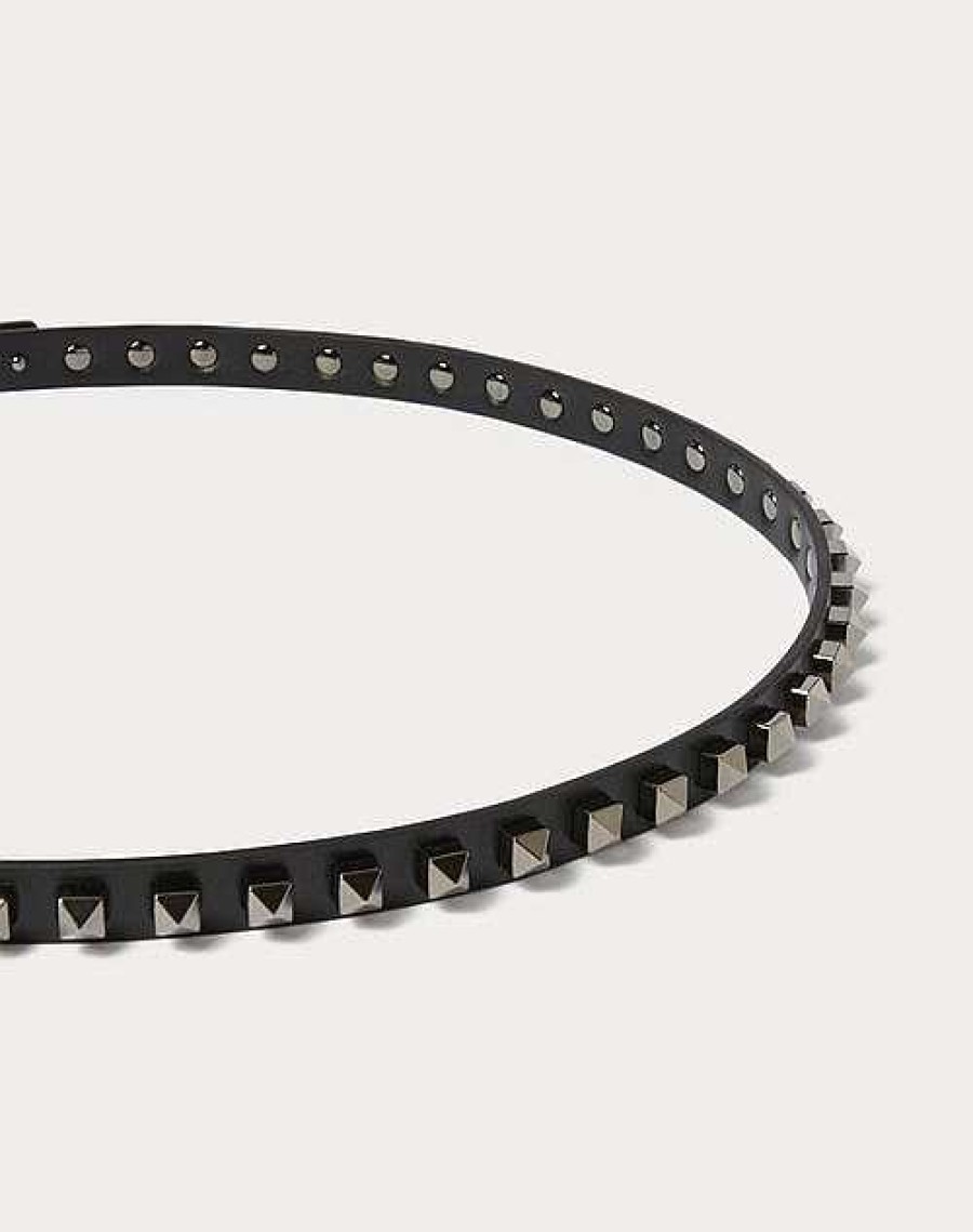 Valentino Rockstud Belt In Calfskin 15 Mm | Belts