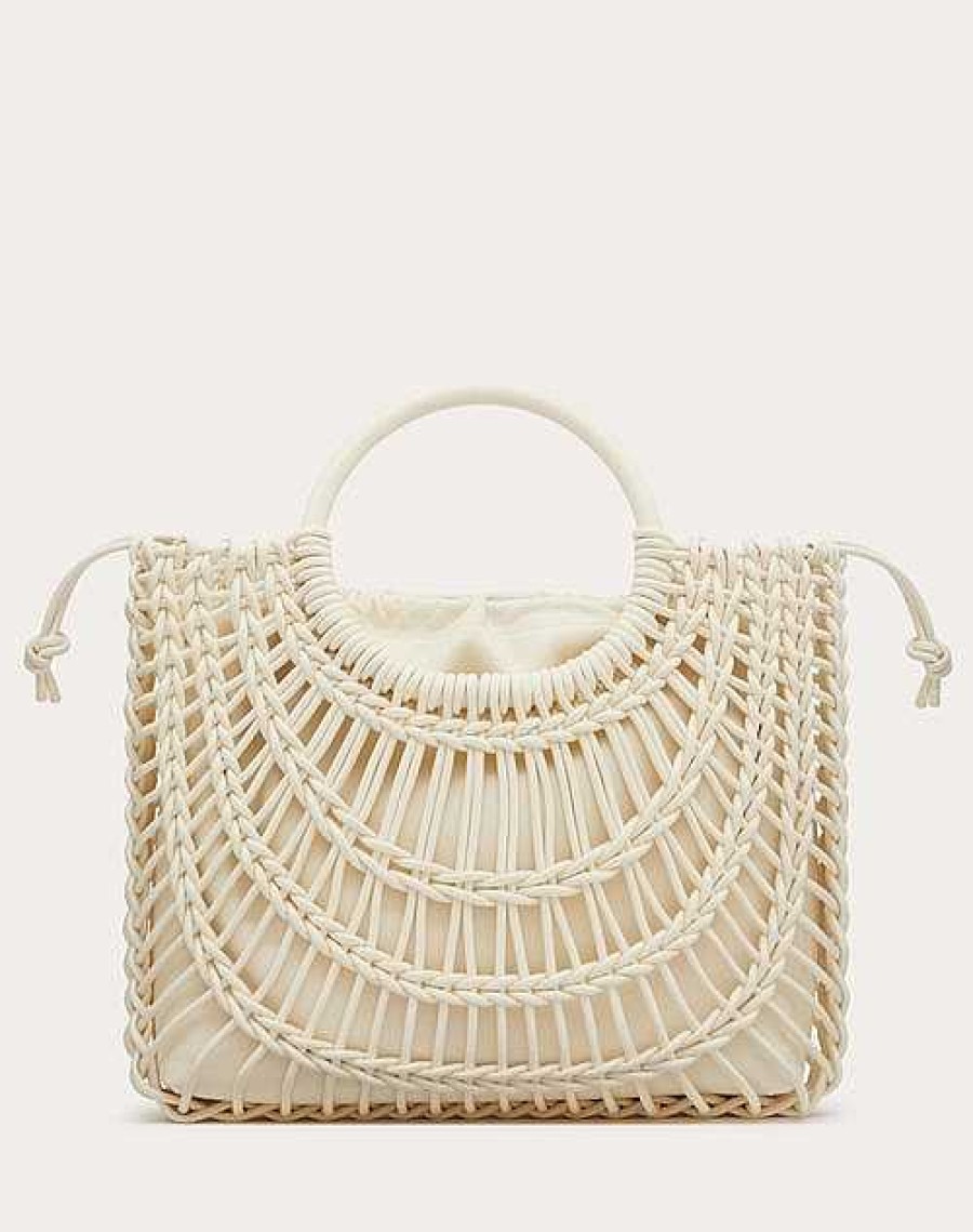 Valentino Allknots Woven Leather Shopper | Totes