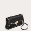 Valentino Small Rockstud Grainy Calfskin Crossbody Bag | Shoulder Bags