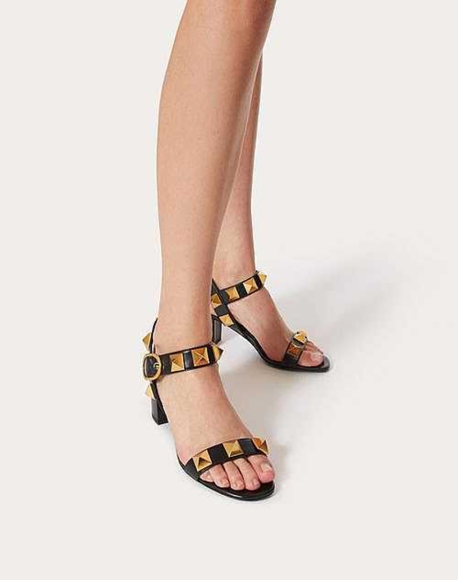 Valentino Roman Stud Calfskin Sandal 60 Mm | Sandals