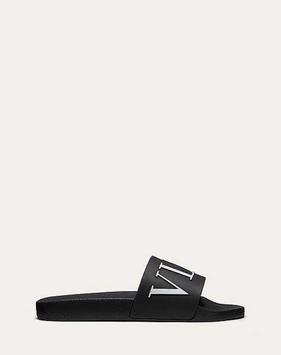 Valentino Vltn Rubber Slider Sandal | Sandals