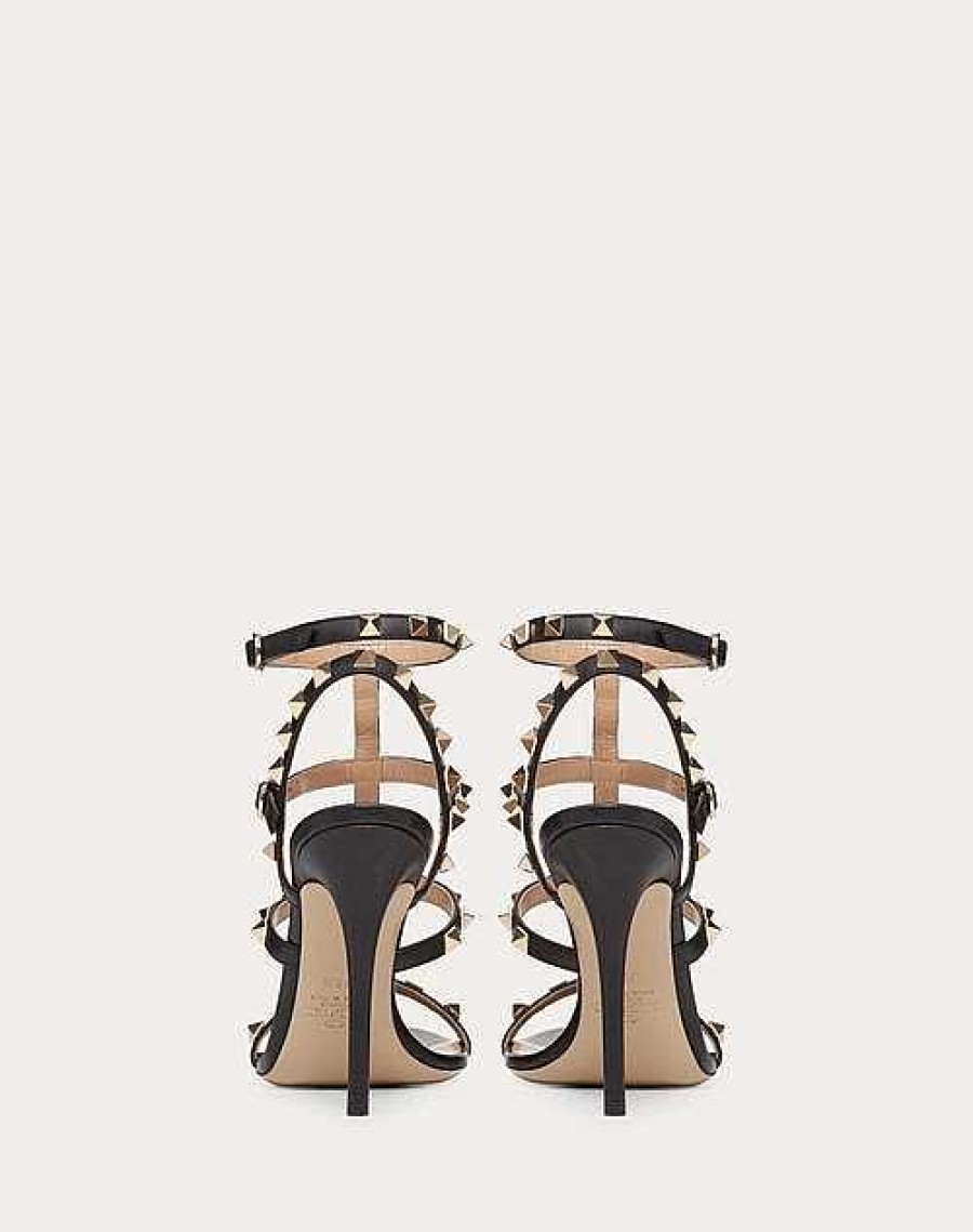 Valentino Rockstud Calf Ankle Strap Sandal 100 Mm | Sandals