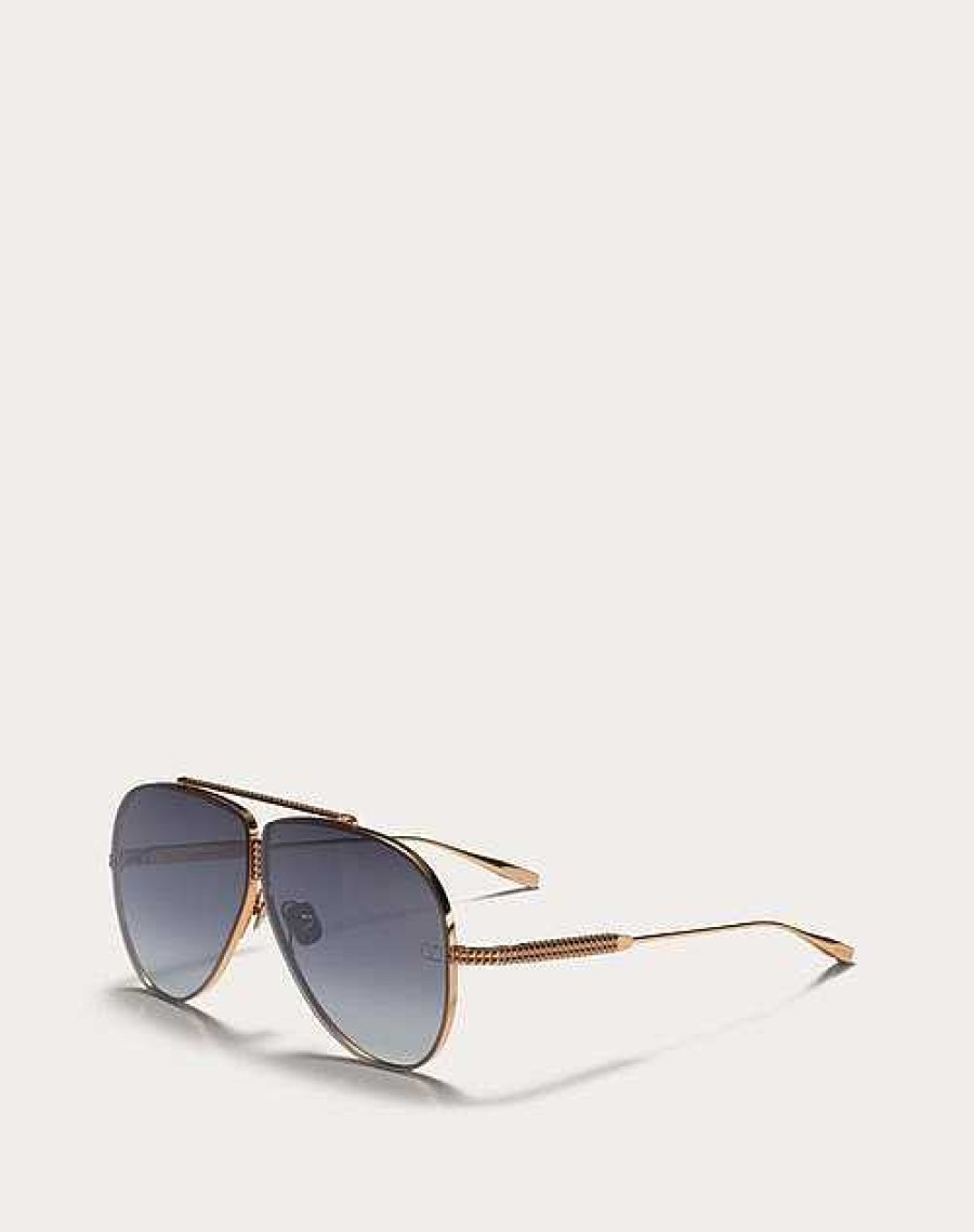 Valentino Xvi - Pilot Titanium Stud Frame | Eyewear