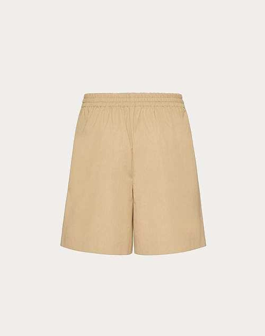 Valentino Cotton Popeline Bermuda Shorts | Pants And Shorts