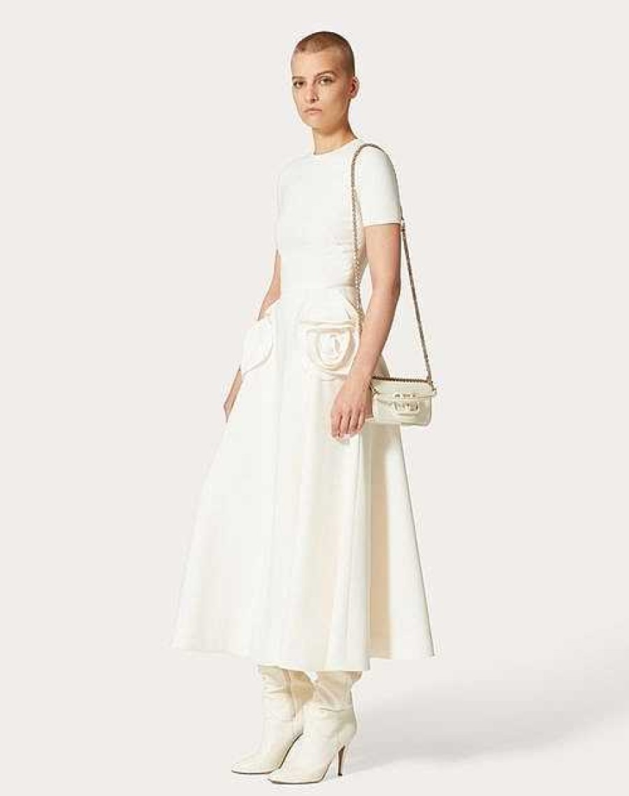 Valentino Crepe Couture Midi Dress | Dresses