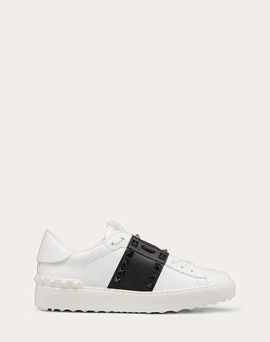 Valentino Rockstud Untitled Sneaker In Calfskin Leather With Tonal Studs | Sneakers