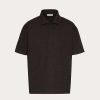 Valentino Cotton Polo Shirt With Toile Iconographe Print | T-Shirts And Sweatshirts