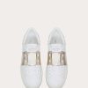 Valentino Open Sneaker With Metallic Stripe | Sneakers