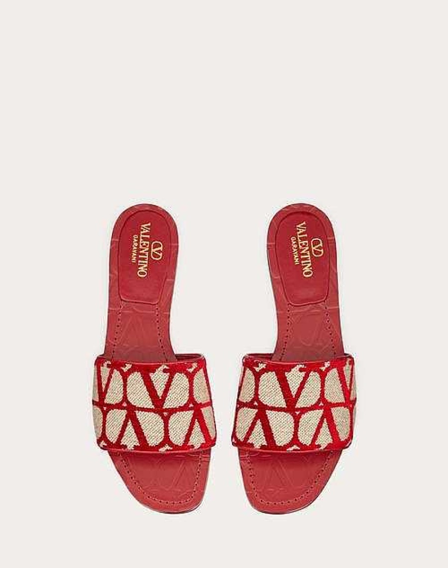 Valentino Toile Iconographe Slide Sandal | Slides And Thongs