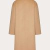 Valentino Reversible Double-Faced Wool Coat With Toile Iconographe Pattern | Coats And Blazers