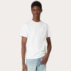 Valentino Cotton T-Shirt With Topstitched V Detail | T-Shirts And Sweatshirts