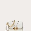 Valentino Vlogo O'Clock Small Nappa Leather Shoulder Bag With Chain | Shoulder Bags