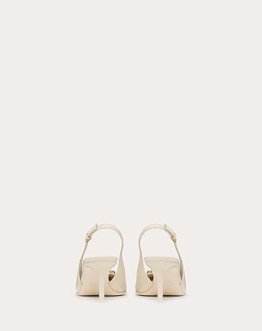 Valentino The Bold Edition Vlogo Calfskin Slingback Pump 60Mm | Pumps