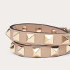 Valentino Rockstud Calfskin Double-Strap Bracelet | Jewelry