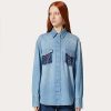 Valentino Embroidered Shirt | Denim