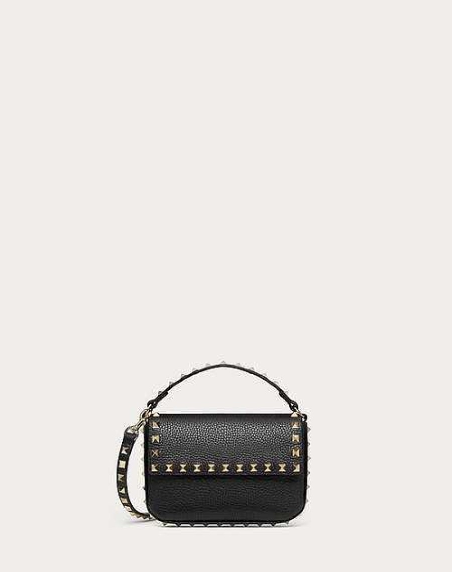 Valentino Rockstud Grainy Calfskin Pouch | Mini Bags