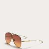 Valentino Xvi - Pilot Titanium Stud Frame | Eyewear