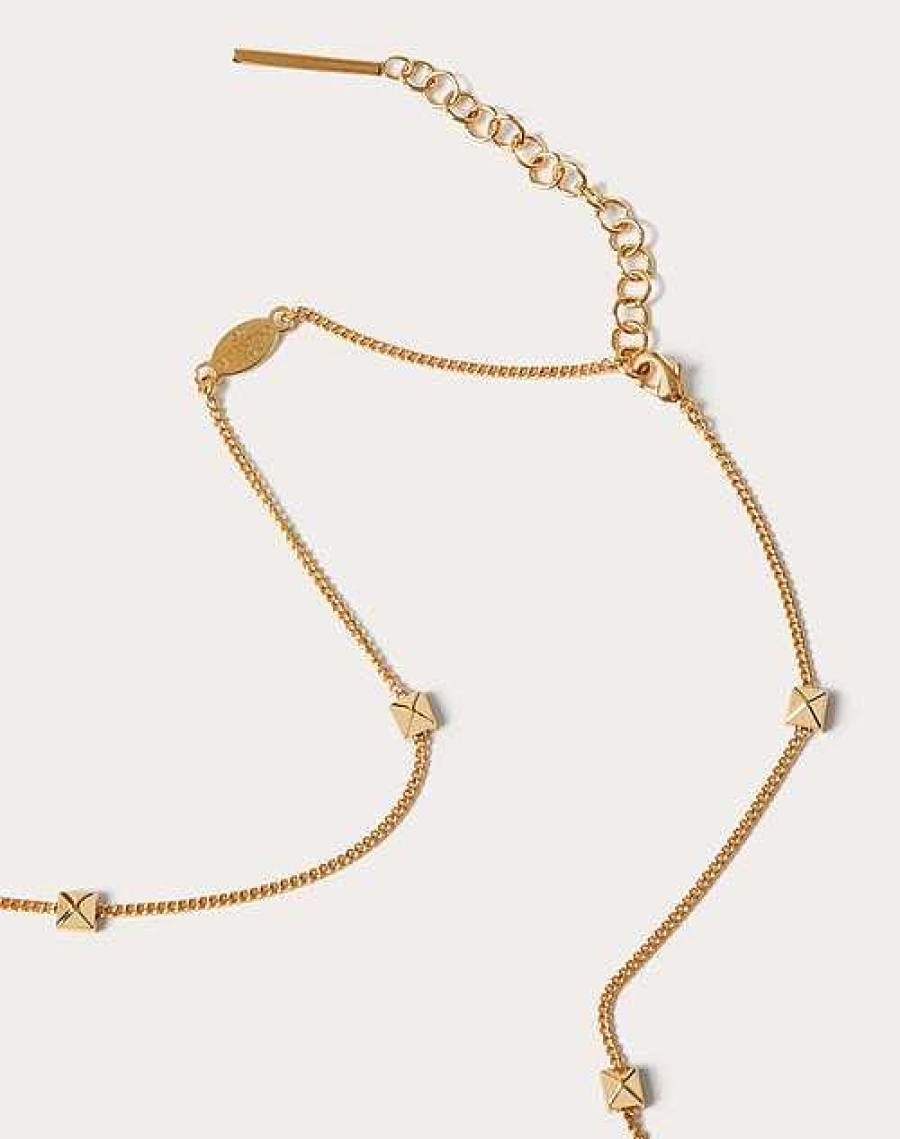 Valentino Rockstud Necklace In Metal | Jewelry