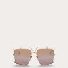 Valentino V - Light Oversized Squared Titanium Frame | Eyewear