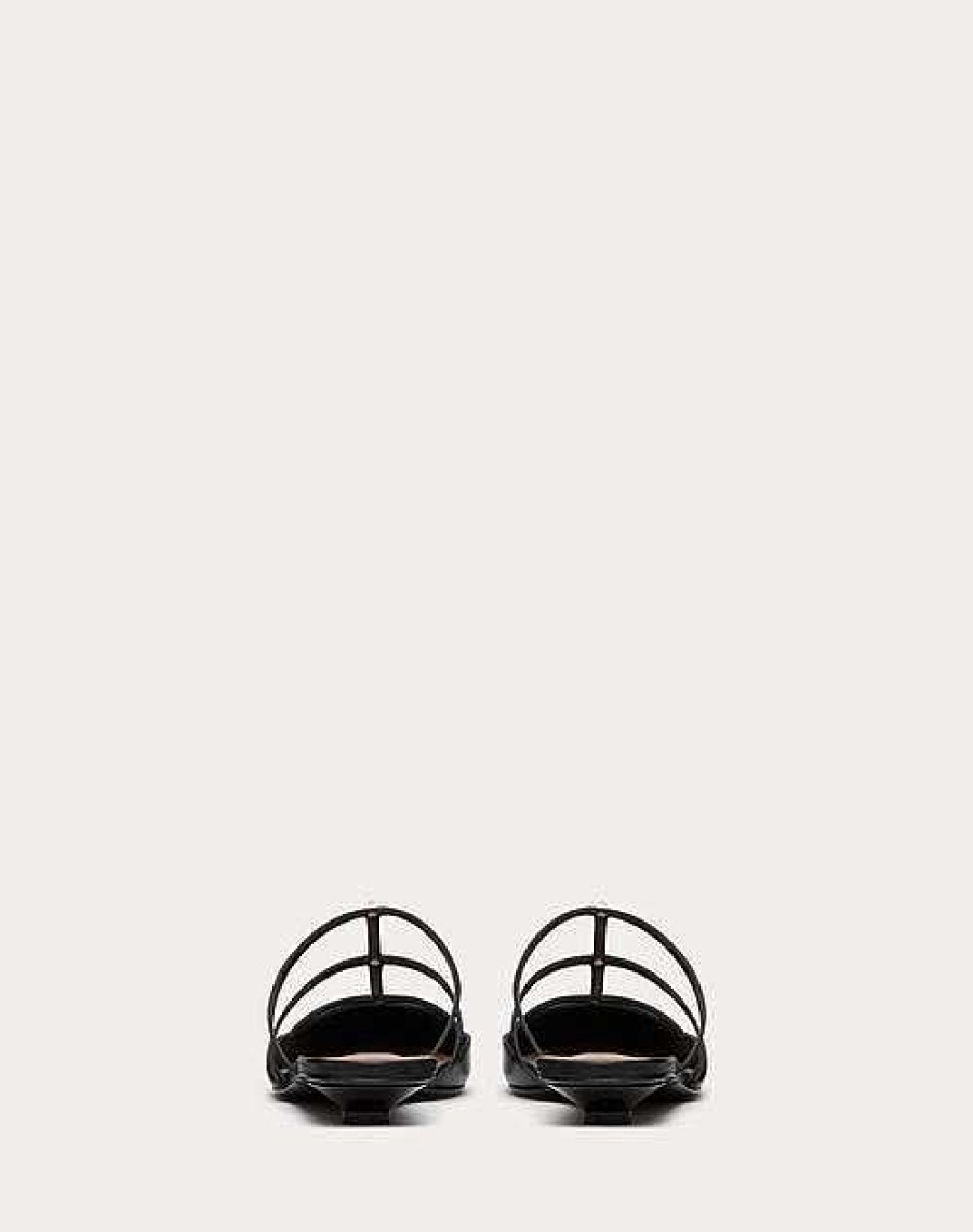 Valentino Rockstud Wispy Calfskin Mule 20Mm | Ballerinas