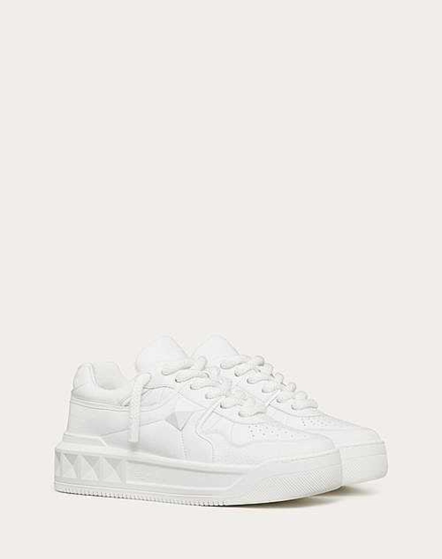 Valentino One Stud Xl Nappa Leather Low-Top Sneaker | Sneakers