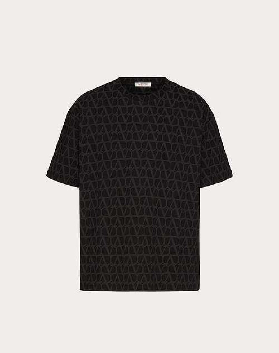 Valentino Cotton T-Shirt With Toile Iconographe Print | T-Shirts And Sweatshirts