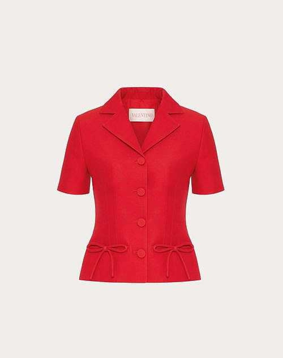 Valentino Crepe Couture Jacket | Jackets And Blazers