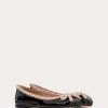 Valentino Rockstud Patent Leather Ballerina | Ballerinas