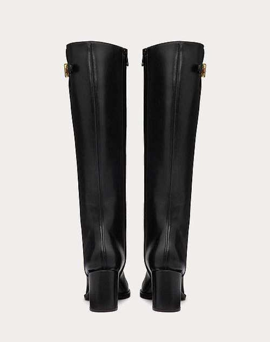 Valentino Vlogo Signature Calfskin Boot 70Mm | Boots