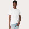 Valentino Cotton T-Shirt With Topstitched V Detail | T-Shirts And Sweatshirts