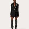 Valentino Embroidered Light Wool Tweed Blazer | Jackets And Blazers