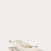 Valentino The Bold Edition Vlogo Calfskin Slingback Ballerinas 20Mm | Pumps