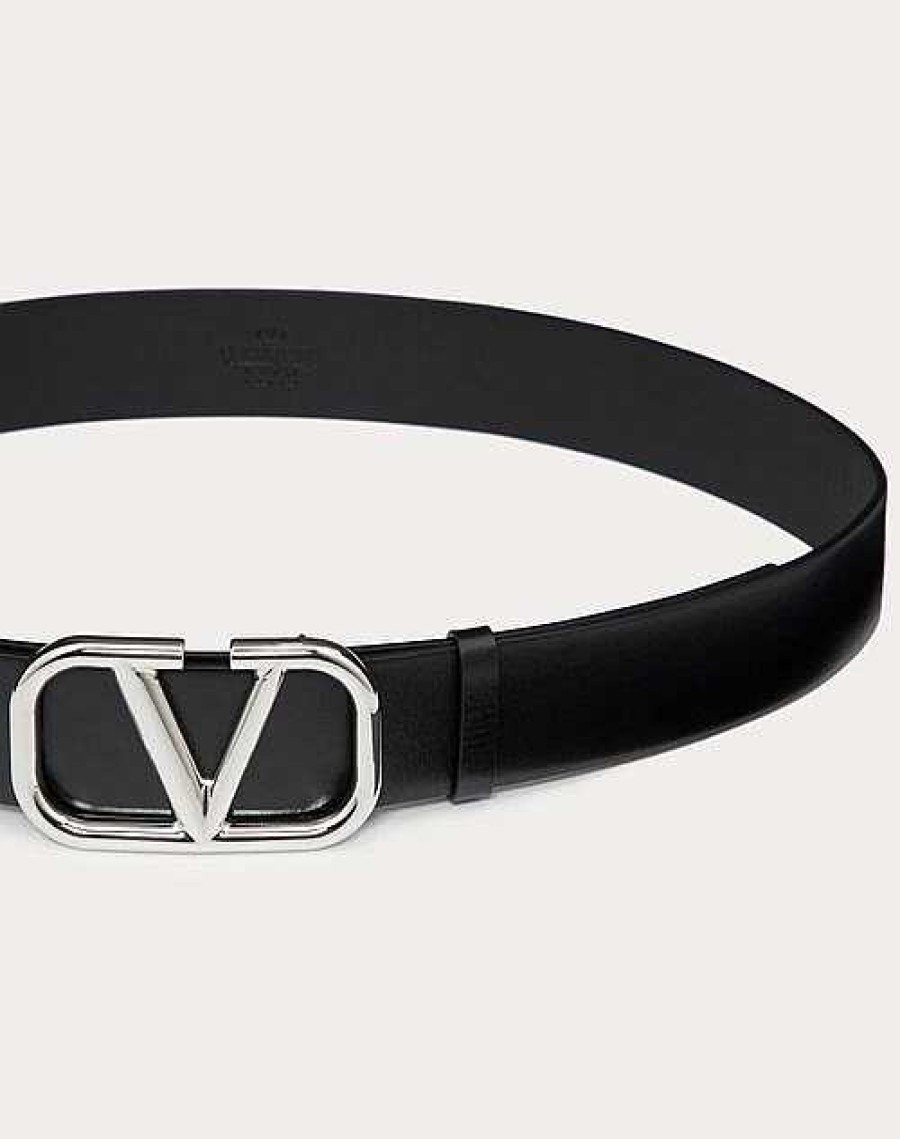 Valentino Vlogo Signature Calfskin Belt 40 Mm | Belts