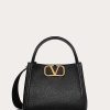 Valentino Valentino Garavani Alltime Medium Handbag In Grainy Calfskin | Top Handle Bags