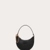 Valentino Mini Vlogo Signature Grainy Calfskin Hobo Bag | Shoulder Bags