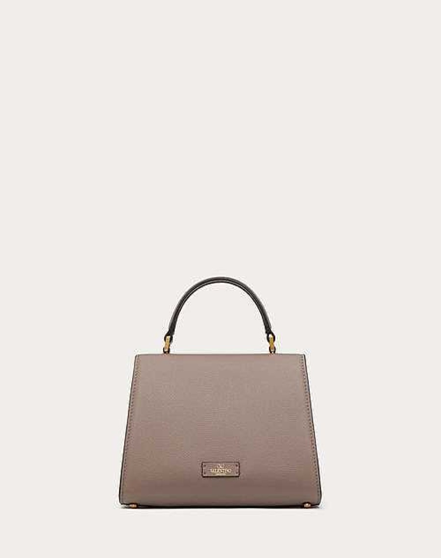 Valentino Small Vsling Grainy Calfskin Handbag | Top Handle Bags