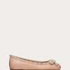 Valentino Rockstud Patent Leather Ballerina | Ballerinas