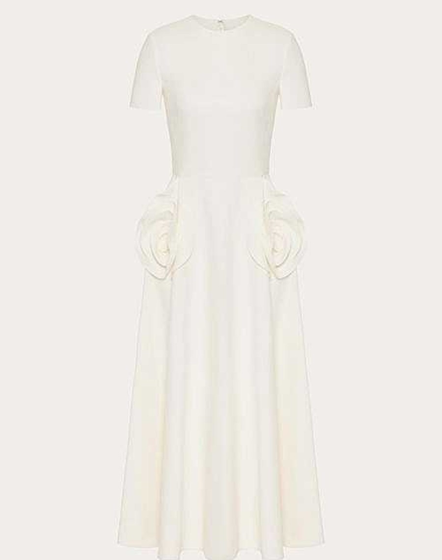 Valentino Crepe Couture Midi Dress | Dresses