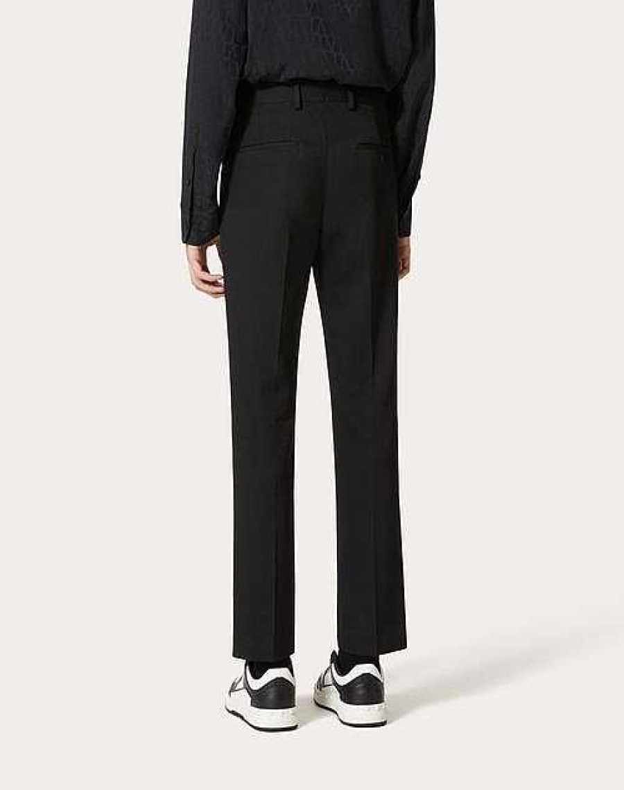 Valentino Wool Grisaille Pants | Pants And Shorts