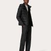 Valentino Nylon Down Jacket With Toile Iconographe Pattern | Outerwear