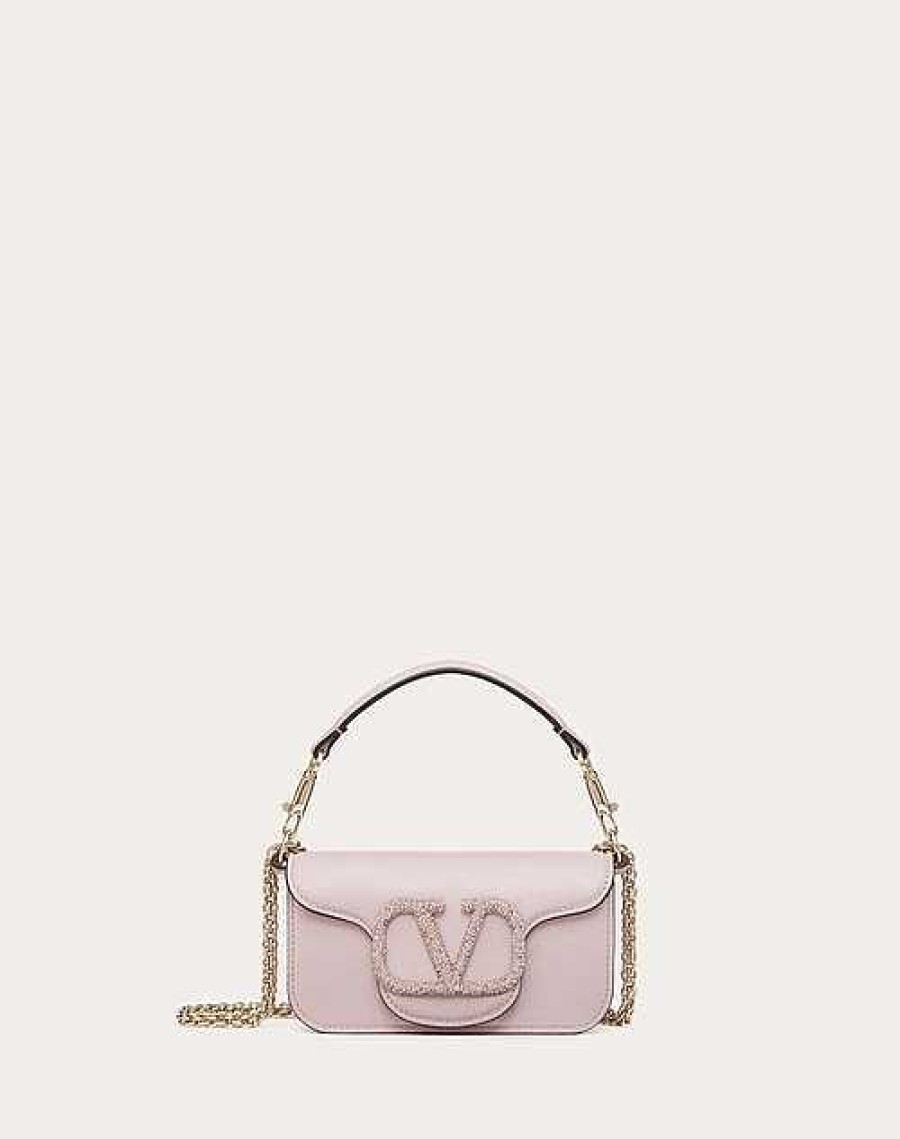 Valentino Loco Small Shoulder Bag With Jewel Logo | Shoulder Bags